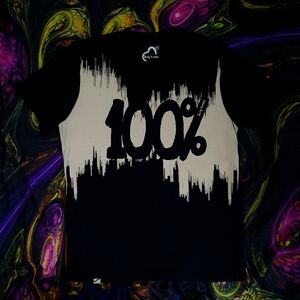 M - Being Human Black & Beige 100% Graphic Tee